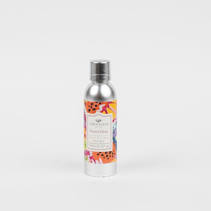 Greenleaf Gifts Guava Gloss Scented Room Air Freshener Spray | Non-Aerosol 7 oz Spray | Fruity Scented Air Freshener for Home | Home Fragrance for Bedroom & Bathroom