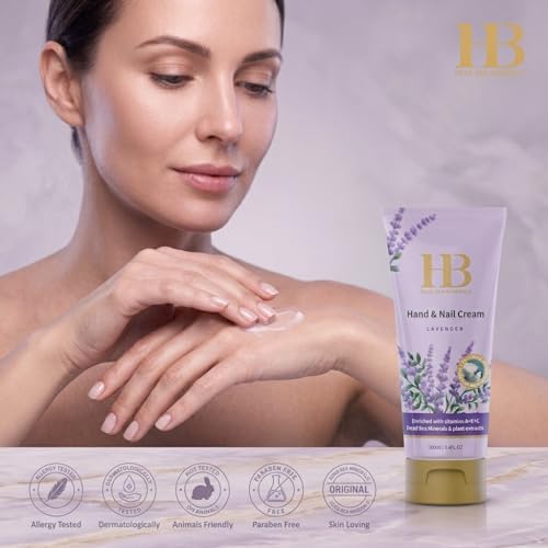 Health & Beauty Dead Sea Minerals Lavender Hand & Nail Cream 100ml – Moisturizing Hand Care for Dry Skin, Soft Hands, Nail Nourishment & Daily Hydration - Image 2