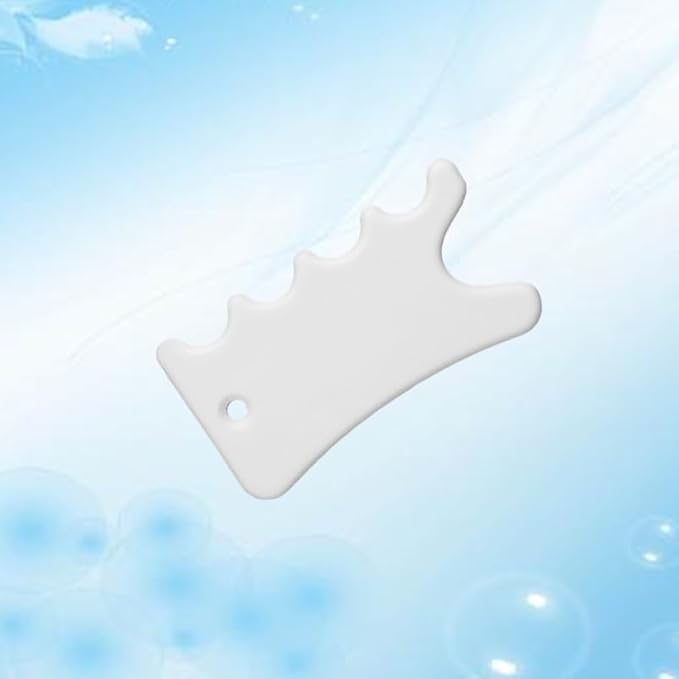 Healifty Gua Sha Board Scraping Massage Tool Ceramic Guasha Facial Board Plates Anti Aging Anti Wrinkle for SPA Relaxing Meditation 1pc