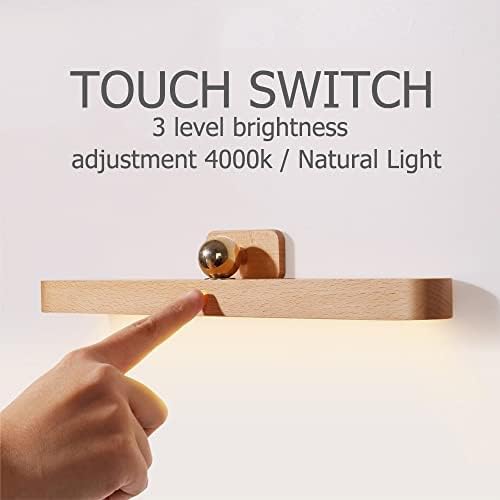2 PCS Led Rechargeable Bathroom Light Fixtures Three-Level Dimmable Touch Control Vanity Lights,Magnetic Vanity Light Bar for Bathroom Living Room Bedroom