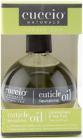 Cuccio Naturale Lemongrass & Tea Tree Revitalizing Cuticle Oil, Lightweight Fast-Absorbing Hydrating Nail & Cuticle Conditioner, Cold-Pressed Oils + Vitamin E, 2.30 Fl Oz by Cuccio