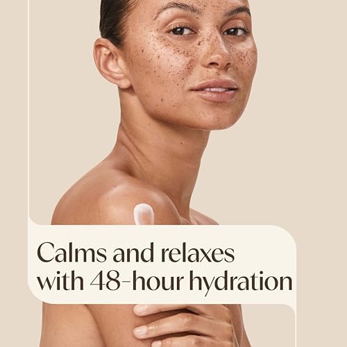 Aveeno Stress Relief Moisturizing Body Lotion, Lavender Scent with Prebiotic Oat for Sensitive Skin, Lightly Scented Lotion with 48-Hour Hydration, Fast Absorbing, Non-Greasy, 18 Fl Oz - Image 3
