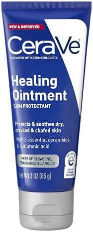 CeraVe Healing Ointment, Hyaluronic Acid Skin Protectant for Dry Skin, 3oz by CeraVe
