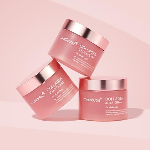 medicube Collagen Jelly Cream- Niacinamide & Freeze-Dried Hydrolyzed Collagen - Boosts skin's barrier hydration and gives 24h Glow & Lifted Look - Korean skincare (1.69 Fl Oz (Pack of 2)) - Image 2