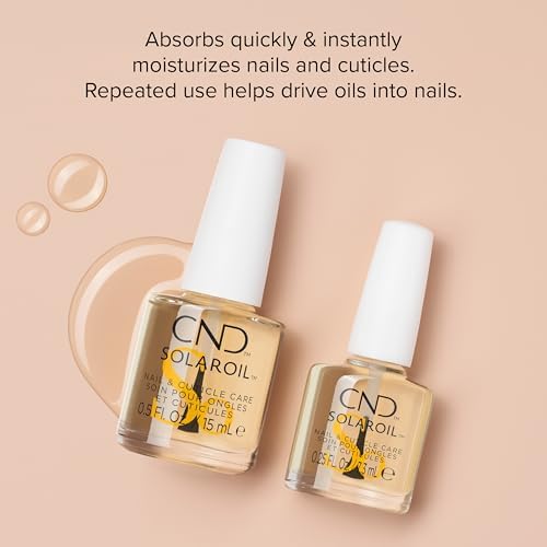 CND SolarOil Cuticle Oil, Natural Blend Of Jojoba, Vitamin E, Rice Bran and Sweet Almond Oils, Moisturizes and Conditions Skin (Packaging May Vary) - Image 3