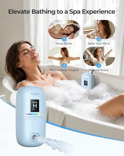Cordless Portable Bath Jets for Tub Home Spa Massager - Image 6