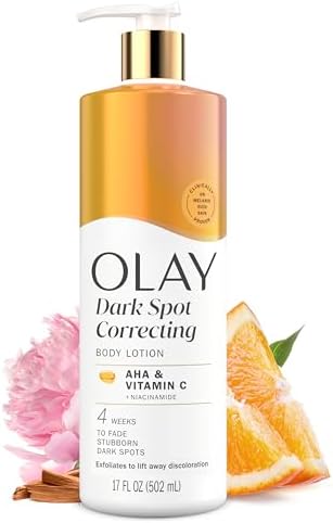 Olay Body Lotion for Women, Tone Enhancing with AHA Serum, Visibly Reduce Discolored Skin, 24hr Moisture & Hydration, Fast Absorbing Formula, Vit-B3 Complex, For All Skin Types, 17 Fl Oz (Pack of 6) by Olay