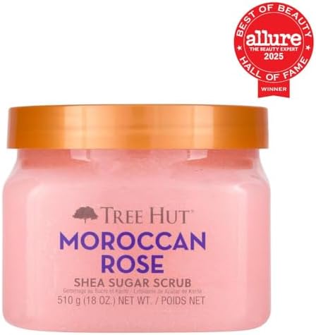Tree Hut Moroccan Rose Body Scrub, Exfoliating Sugar Scrub, Vegan, 18 Oz - Image 3