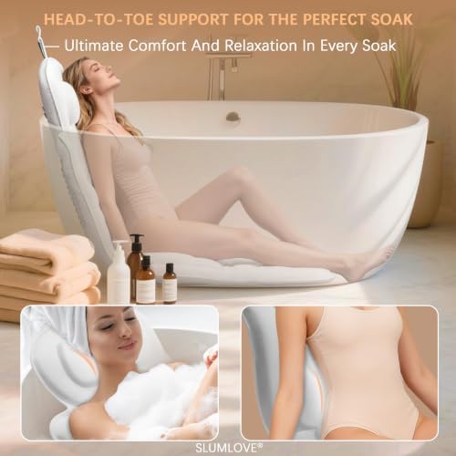 Full Body Bath Pillow for Bathtub Thickened 5D Air Mesh 144 Suction Cups - Image 5