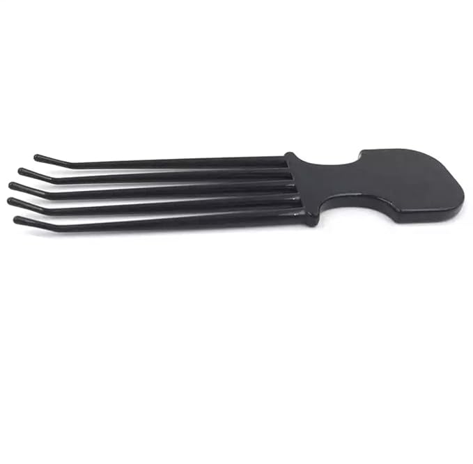Scalp Scratcher, Scalp Massager, Hair Pick Comb, Pocket Size Comb - Relieves Itchy Scalp - Black, Plastic, One Count