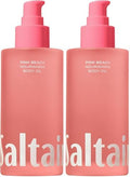 Saltair Body Oil - Luxurious Pink Beach After Shower and Bath Oil for Women and Men. Botanical, Non-Greasy, Well-Absorbing Moisturizer for Hydrating Dry Skin – 4oz Pump Bottle (Pack of 2) by Saltair