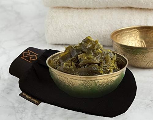 MS Moroccan Black Soap with Orange Blossom - Natural Skincare for Softening & Exfoliation, Removes Dry Skin and Impurities, Prepares Skin for Effortless Exfoliation, Paraben-Free, Cruelty-Free, 200g