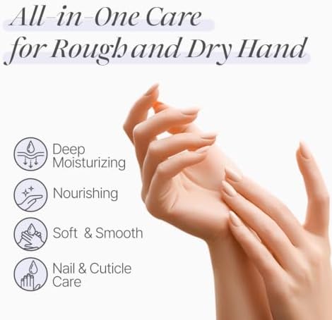 Koelf Rose Petal Satin Hand Mask (5 Pairs) - Korean Skin Care, Nourishing & Moisturizing Hand Gloves, Rose Scented Hand Masks with Peptides, Collagen & Shea Butter for Soft, Smooth Hands - Image 3
