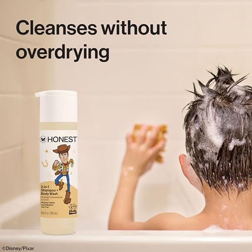 The Honest Company Shampoo, Body Wash, Disney and Pixar's Toy Story, Orange - Image 3