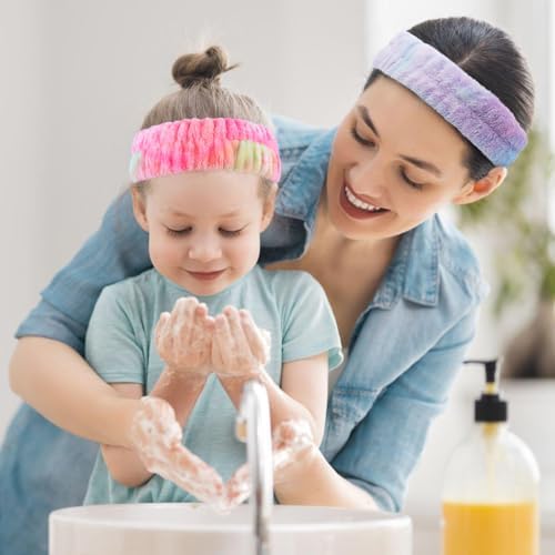 YGQQOY Headband for Washing Face, 2Pcs Spa and Makeup Headband - Image 5