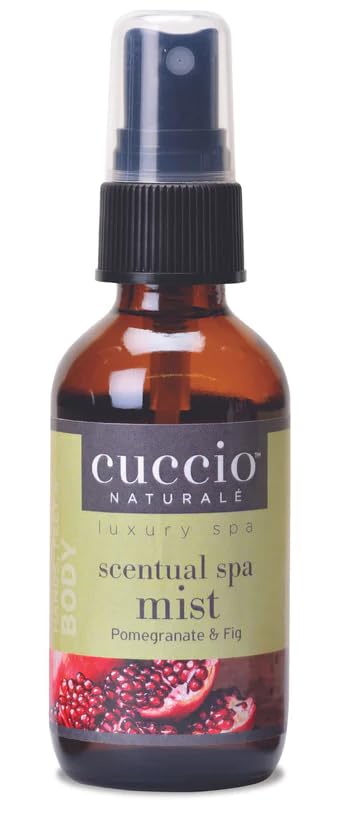 Cuccio 4 Piece Spa To Go Kit – Pomegranate & Fig – Complete Skincare Set for Exfoliation, Hydration, and Revitalization