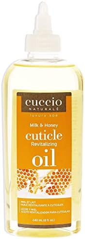 Cuccio Naturale Revitalizing Cuticle Oil - Hydrating Oil For Repaired Cuticles Overnight - Remedy For Damaged Skin And Thin Nails - Paraben Free, Cruelty-Free Formula - Milk And Honey - 8 Oz by PothosHealthandWellness