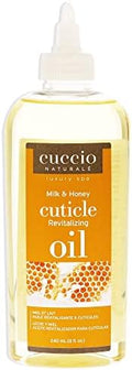 Cuccio Naturale Revitalizing Cuticle Oil - Hydrating Oil For Repaired Cuticles Overnight - Remedy For Damaged Skin And Thin Nails - Paraben Free, Cruelty-Free Formula - Milk And Honey - 8 Oz by PothosHealthandWellness