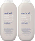 Method Body Wash, Simply Nourish, Paraben and Phthalate Free, 18 oz (Pack of 2) by method