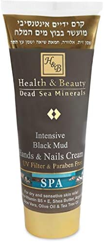 H&B Health & Beauty Hand & Nail Cream with Argan Oil 180ml – Deep Moisturizing Hand Cream for Dry Skin, Soft Hands & Nail Care, Fast Absorbing Formula by HBDeadSeaMinerals