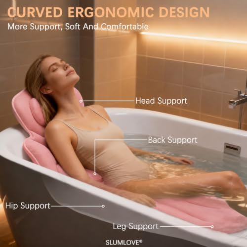 Full Body Bath Pillow for Bathtub Thickened 5D Air Mesh 144 Suction Cups - Image 3