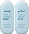 Method Body Wash, Wind Down, Paraben and Phthalate Free, 18 oz (Pack of 2) by method