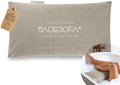 BADESOFA® Luxury Bathtub Pillow for Feet in Beige, Quick-Drying by BADESOFA