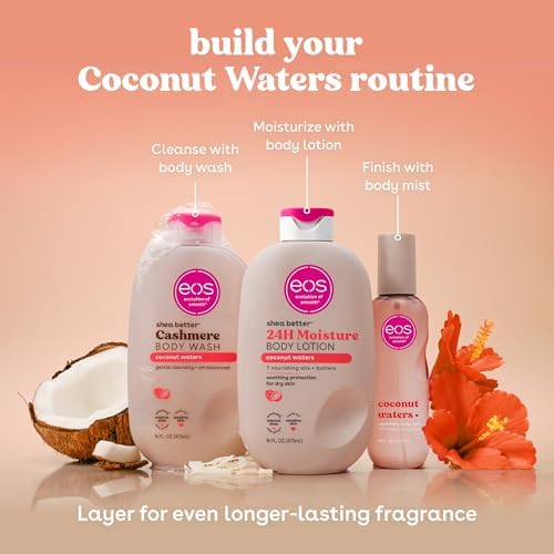 eos Essentials Bundle - Body Mash, Body Mist, Body Lotion - Coconut Waters - Image 6