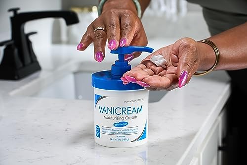 Vanicream Moisturizing Cream with Pump Dispenser, 16 Oz, Pack of 2, Formulated without Common Irritants for Sensitive Skin, Body & Face Moisturizer, Restores Moisture & Soothes Irritated Areas - Image 5