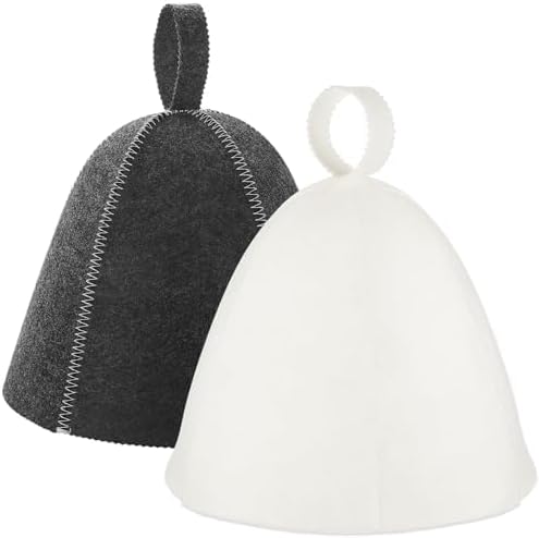 JaGely Sauna Hat for Men Women Sauna Hat Vaporarium Cap Russian Banya Cap for Bath House Accessories