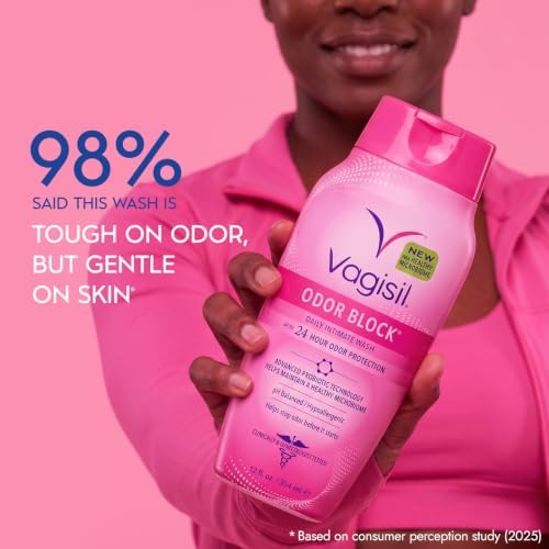 Vagisil Odor Block Feminine Wash, pH Balanced, Gentle, 12 Fl Oz (1 Pack) - Image 3