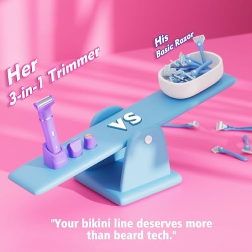 Risina 3-in-1 Bikini Trimmer for Women, Vacation Essentials for Women - Image 4