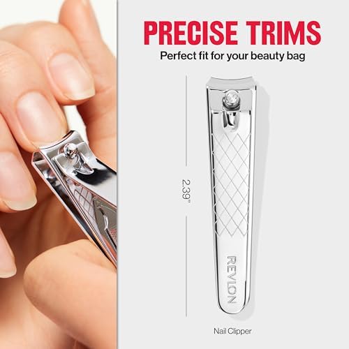 Revlon Nail Clipper with File, Silver, 1 Count - Image 7