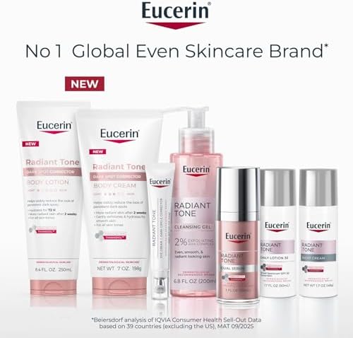 Eucerin Radiant Tone Dark Spot Corrector Body Cream, 7 Fl Oz (Pack of 12) - Image 5