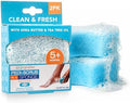 Spongeables Pedi Scrub Foot Exfoliating 20+ Wash Sponge, Clean & Fresh, 2 Count by Spongeables