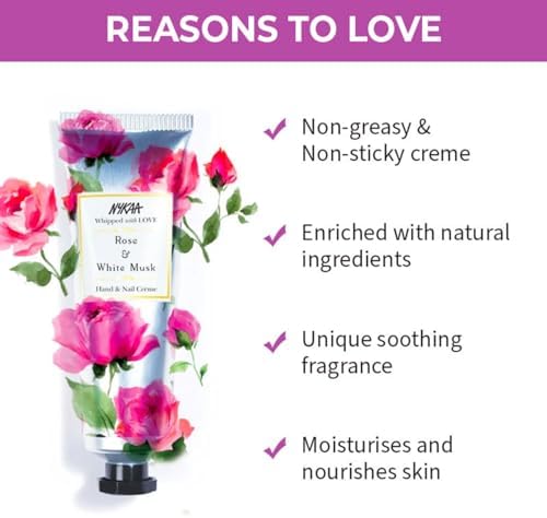 Hand and Nail Cream - Deeply Hydrates - Non-Greasy, Enriching for Hands - Woody Sensual Scent - Rose and White Musk - 1 oz - Image 3