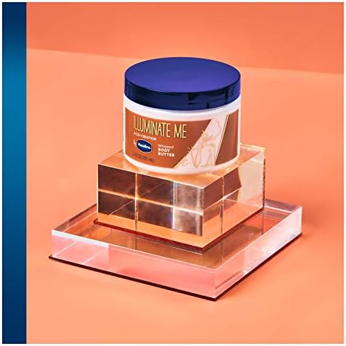 Vaseline Illuminate Me Shea Butter Whipped Body Butter for Melanin Rich Skin Provides 24 Hour Moisturization for Dry Skin 11 oz - Image 3