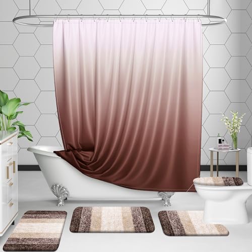 OLANLY Luxury Toilet Rugs U-Shaped 24x20, Soft Absorbent Microfiber Mat - Image 2