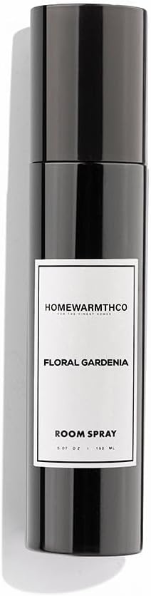 Gardenia Room Spray – 5.07 oz Scented Air Freshener Spray for Home, Office, Kitchen & Bathroom Odor Eliminator – Long-Lasting Linen Spray for Bedding, Pillows & Fabrics – Essential Oil Air freshener