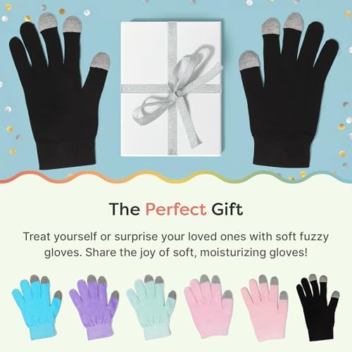 ZenToes Moisturizing Gloves for Dry Hands, Gel Lined, Cotton, 1 Pair - Image 6