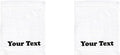 Personalize Your Towels with Custom Embroidery: Names, Monograms, and Initials. Perfect for Bathroom, Spa, Gym, Shower, Kids, Adults, Pool, Travel, Gifts, 2-Piece Wash Cloths Set - White