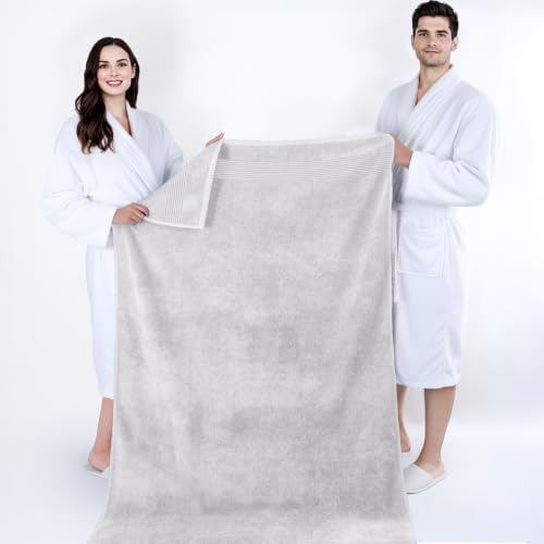 Cotton Paradise 100% Cotton Hand Towels, 2 Piece 35x70 Hand Bath Towels, Silver Grey - Image 5
