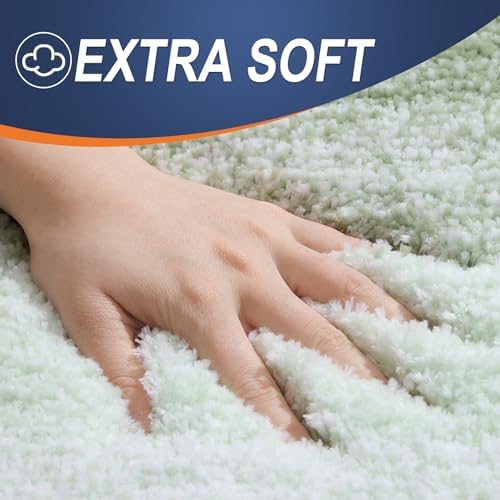 OLANLY Luxury Toilet Rugs U-Shaped 24x20, Soft Absorbent Microfiber Mat - Image 3