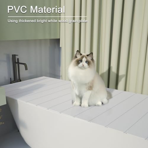Bathtub Tray, Anti-dust Bathtub Cover, Bath Insulation Cover(59×31×0.24in) - Image 4