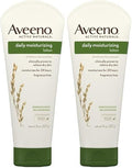 Aveeno Daily Moisturizing Body Lotion with Soothing Prebiotic Oat, Gentle Lotion Nourishes Dry Skin With Moisture, Paraben-, Dye- & Fragrance-Free, Non-Greasy & Non-Comedogenic, 8 fl. oz (Pack of 2) by Aveeno
