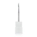 Makartt Flame Cuticle Nail Drill Bit - 3/32" Shank Tungsten Carbide Bit for Nail Drill Machine Professional Shape Bit for Cuticle Cleaning, Smooth Gel Nails,Sidewall, Dead Skin & Nail Prep Silver