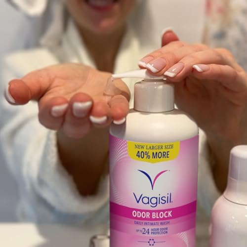 Vagisil Feminine Wash for Intimate Area Hygiene, Odor Block, Gynecologist Tested, Hypoallergenic, 16.9 oz with Pump - Image 5