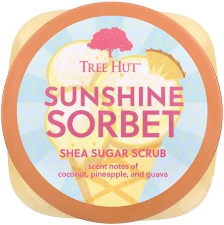 Tree Hut Shea Sugar Scrub, Sunshine Sorbet, 18 Fl Oz, 18 Ounce (Pack of 12) - Image 2