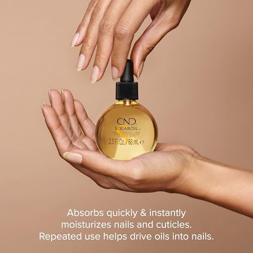 CND SolarOil Cuticle Oil, Natural Blend Of Jojoba, Vitamin E, Rice Bran and Sweet Almond Oils, Moisturizes and Conditions Skin (Packaging May Vary) - Image 3