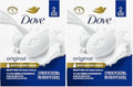 Dove Beauty Bar Gentle Skin Cleanser Moisturizing for Gentle Soft Skin Care Original Made With 1/4 Moisturizing Cream 3.75 oz 2 Bars, Pack of 24 by Dove